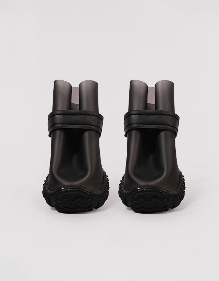 Waterproof dog rain boots for rainy day walks and paw protection