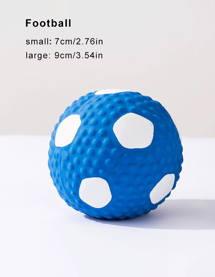 Small and large dog ball sizes comparison, suitable for all dog breeds