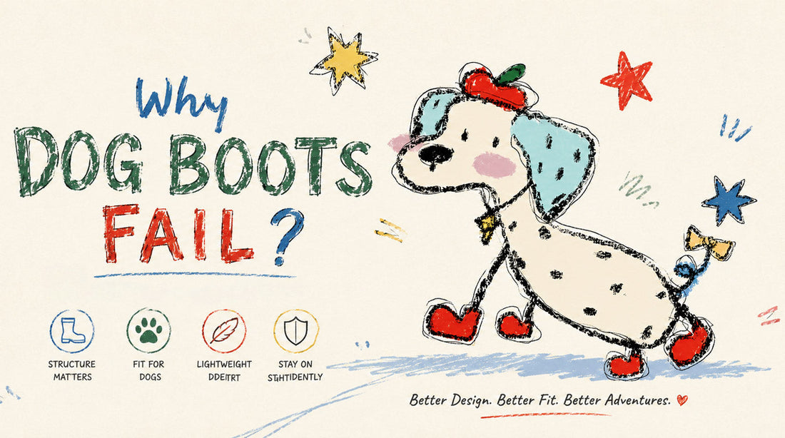 Why Dog Boots Fail: The Real Physics Behind Slipping, Falling Off, and Poor Fit