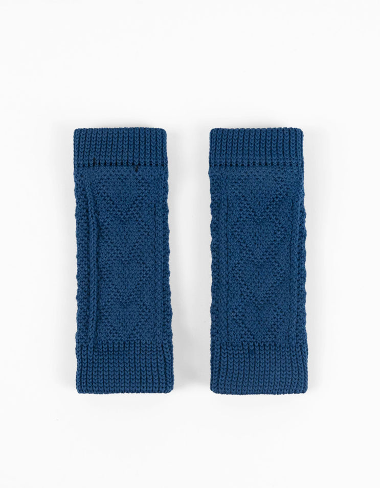 Blue dog knee and elbow sleeve made from soft stretch polyester for comfortable joint protection.