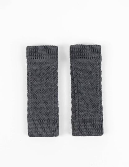 Gray dog joint support sleeve with breathable knit fabric and gentle compression for knee and elbow protection.