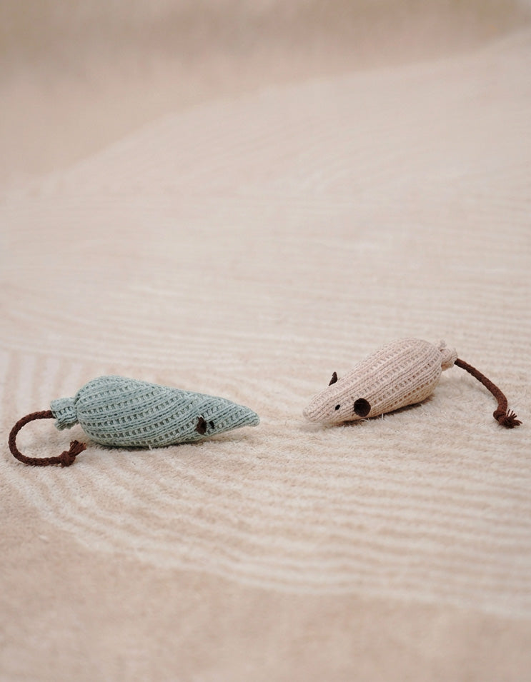 mouse shaped catnip toy, soft chenille plush kitten chew and play toy