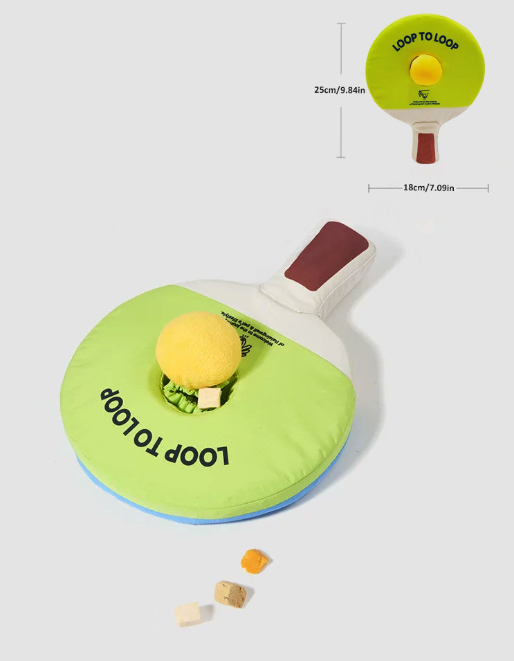 Ping Pong Paddle Snuffle Toy – Interactive Pet Enrichment